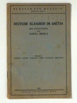 Deutsche Klassiker im Ghetto