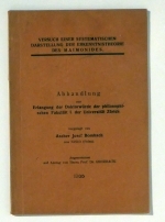 Versuch einer systematischen Darstellung der Erkenntnistheorie des Maimonides
