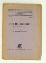 Der Hasidismus religionswissenschaftlich untersucht