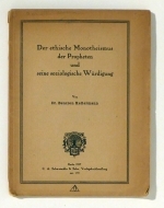 Der ethische Monotheismus der Propheten und seine soziologische W&uuml;rdigung