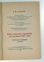 Reden, Ansprachen, Tagesbefehle aus den Jahren 1939-1943