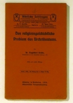 Das religionsgeschichtliche Problem des Urchristentums