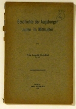 Geschichte der Augsburger Juden im Mittelalter
