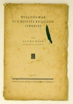 Welches war die &auml;lteste Religion Israels?
