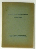 Literatur&uuml;berblicke der griechischen Numismatik : altj&uuml;dische M&uuml;nzen