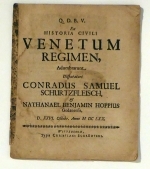 Ex historia civili Venetum regimen