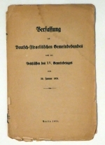 Verfassung des Deutsch-Israelitischen Gemeindebundes nach den Beschl&uuml;ssen des XV. Gemeindetages vom 23. Januar 1921