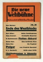 Die neue Weltb&uuml;hne
