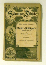 Bilder aus dem Volksleben des Vorder-Pr&auml;ttigau's alter und neuer Zeit