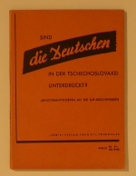 Sind die Deutschen in der Tschechoslovakei unterdr&uuml;ckt?