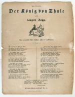 Der K&ouml;nig von Thule mitten langen Zopp