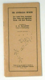 New South Wales Aboriginal place names and euphonious words, with their meanings