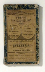 Deuxi&egrave;me Carte routi&egrave;re de la Suisse par Keller, 1936