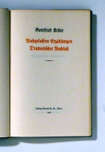 Nachgelassene Erz&auml;hlungen Dramatischer Nachlass