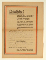 Deutsche! Deutschnationale! Stahlhelmer!