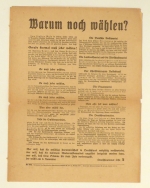 warum noch w&auml;hlen?