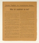Zweites Flugblatt des Sozialistischen Bundes