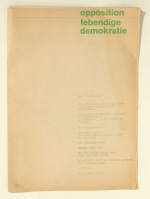 opposition lebendige demokratie