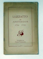 The Stay of Mozes Haim Luzzatto at Amsterdam 1736-1743