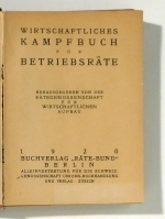 Wirtschaftliches Kampfbuch f&uuml;r Betriebsr&auml;te
