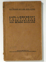 Politische Aufzeichungen aus seinem Nachlass