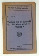 Werden die Bolschewiki die Staatsmacht behaupten?