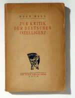 Zur Kritik der deutschen Intelligenz
