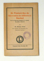 Die Wahrheit &uuml;ber die Intervention der Alliierten in Russland