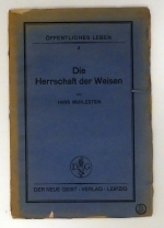 Die Herrschaft der Weisen