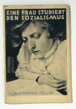 Eine Frau studiert den Sozialismus