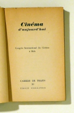Cin&eacute;ma d'aujourd'hui