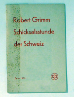 Schicksalsstunde der Schweiz