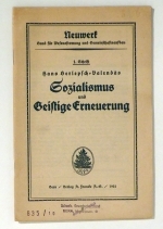 Sozialismus und geistige Erneuerung