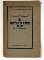Die Agrarfrage in Russland am Ende des 19. Jahrhunderts