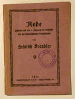 Rede gehalten auf dem 1. Kongress der Betriebsr&auml;te der Gewerkschaften Deutschlands
