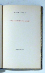 Vom Brunnen des Lebens