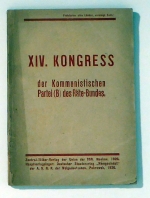 XIV. Kongress der Kommunistischen Partei (B) des R&auml;te-Bundes