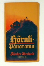 Rundsicht vom Gipfel des H&ouml;rnli 1133 m &uuml;. M.